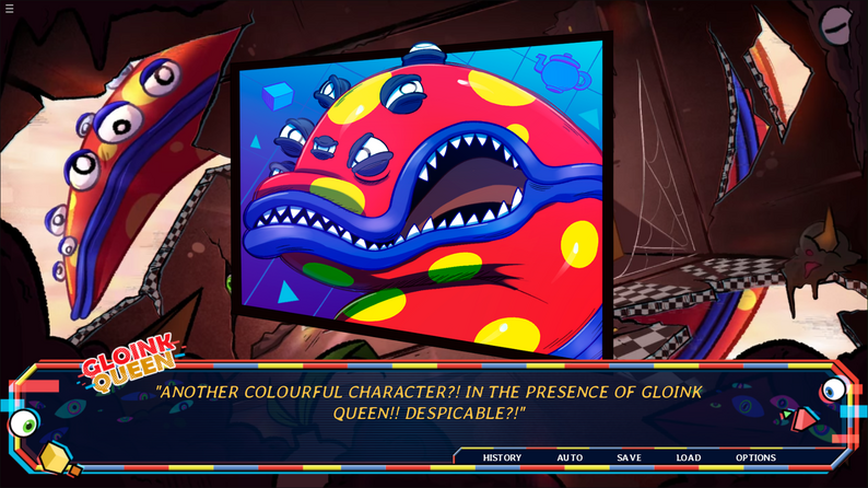 TADC Mind Games screenshot with a darker surreal Digital Circus scene