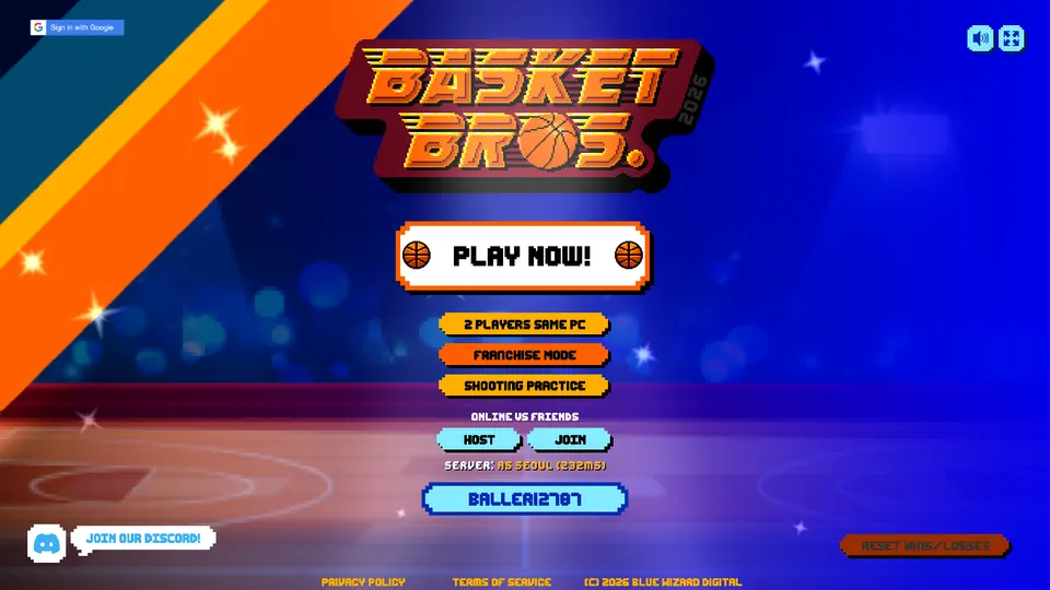 Basketball Bros Game - Play Online Free cover
