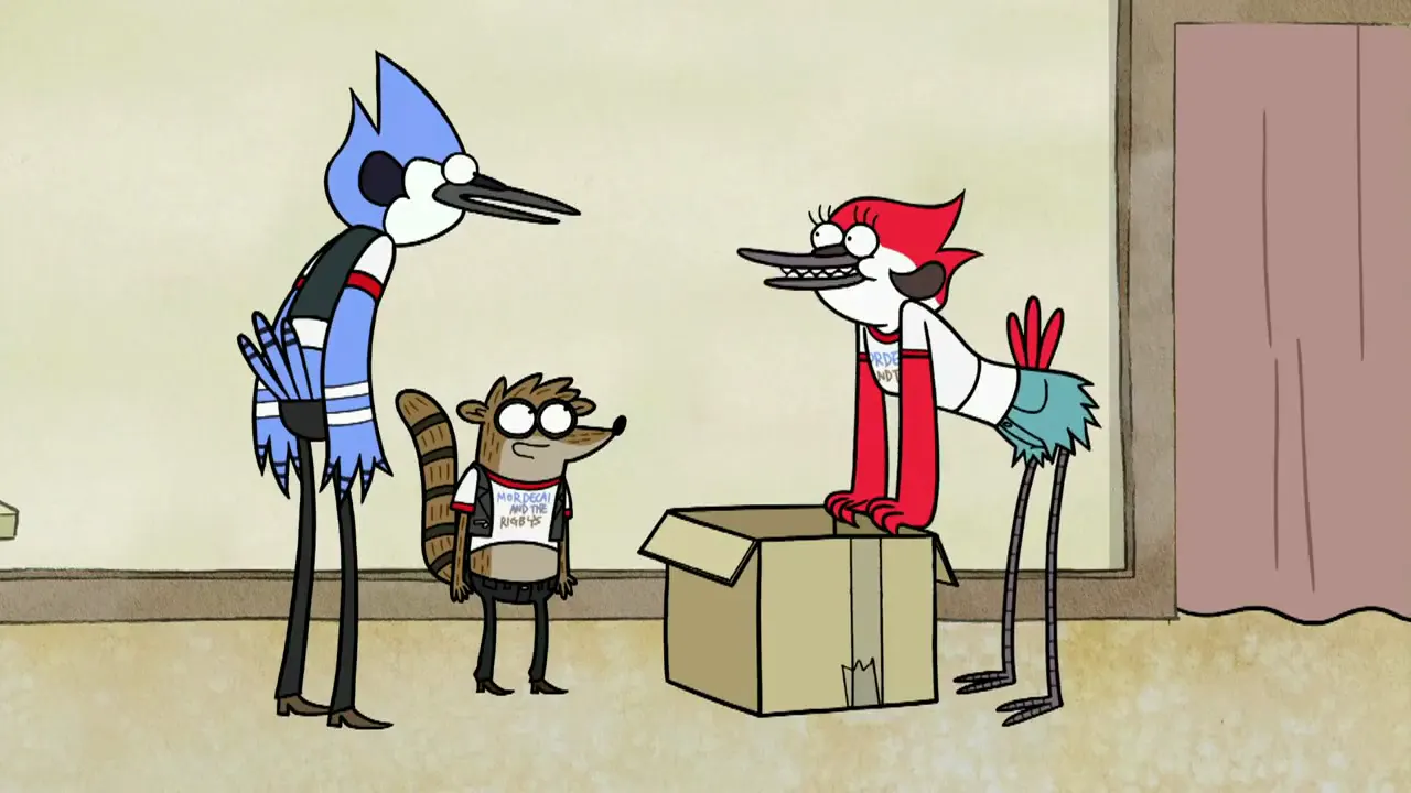 Regular Show — Baby Let’s Just Party Tonight at 00:11 — MARGARET