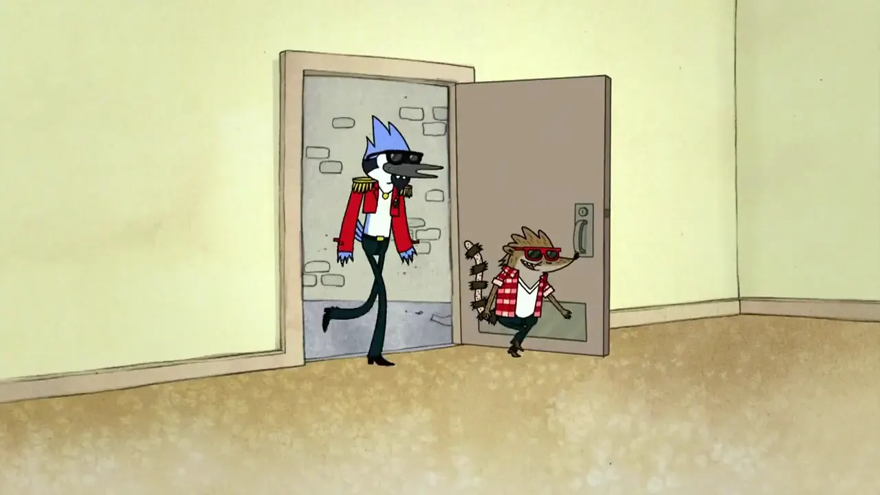 Regular Show — Baby Let’s Just Party Tonight at 00:26 — FUTURE MORDECAI