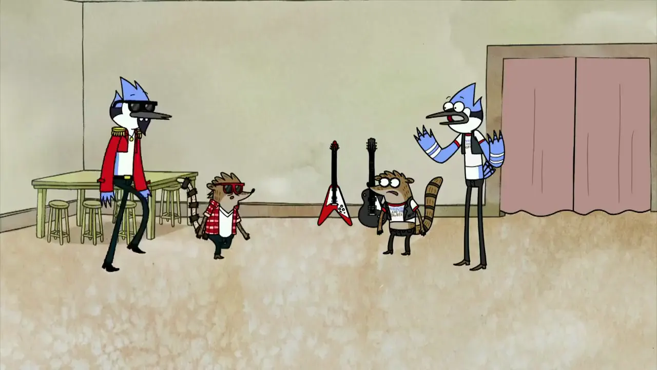 Regular Show — Baby Let’s Just Party Tonight at 00:27 — MORDECAI