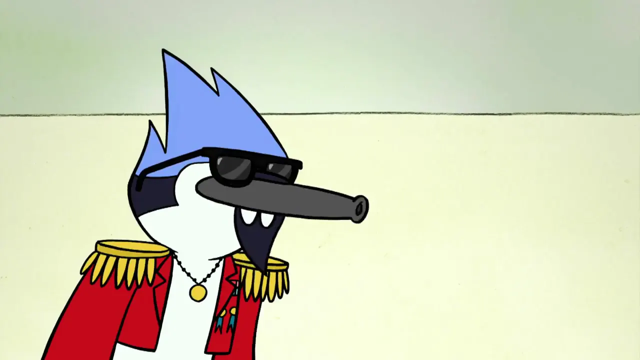 Regular Show — Baby Let’s Just Party Tonight at 00:28 — FUTURE MORDECAI