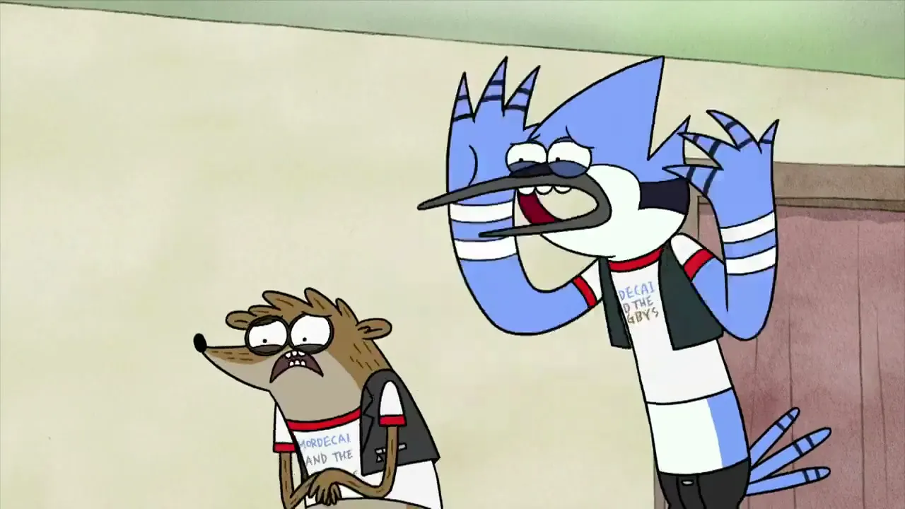 Regular Show — Baby Let’s Just Party Tonight at 00:32 — MORDECAI