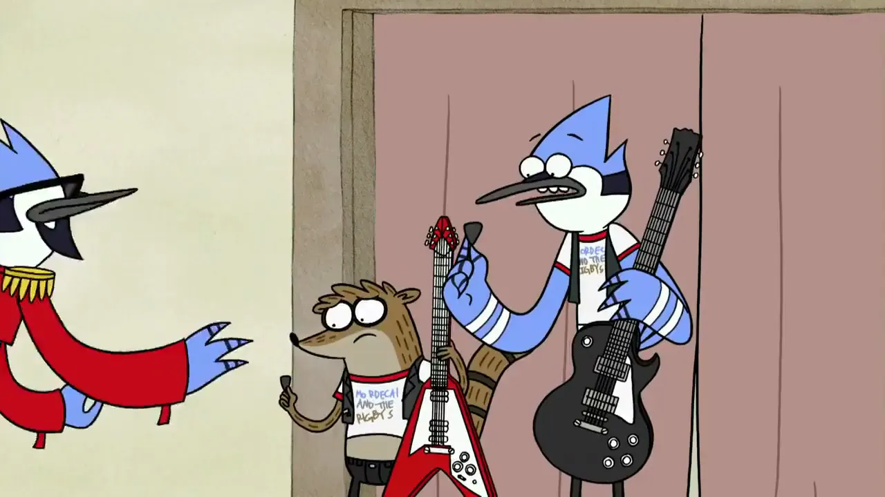 Regular Show — Baby Let’s Just Party Tonight at 00:37 — MORDECAI
