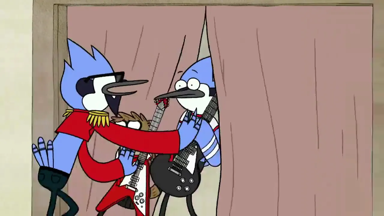 Regular Show — Baby Let’s Just Party Tonight at 00:38 — FUTURE MORDECAI