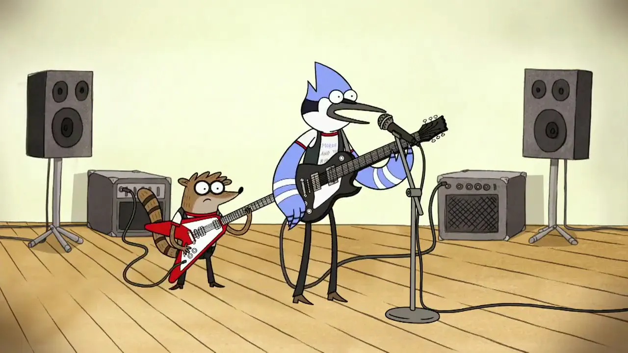 Regular Show — Baby Let’s Just Party Tonight at 00:44 — MORDECAI