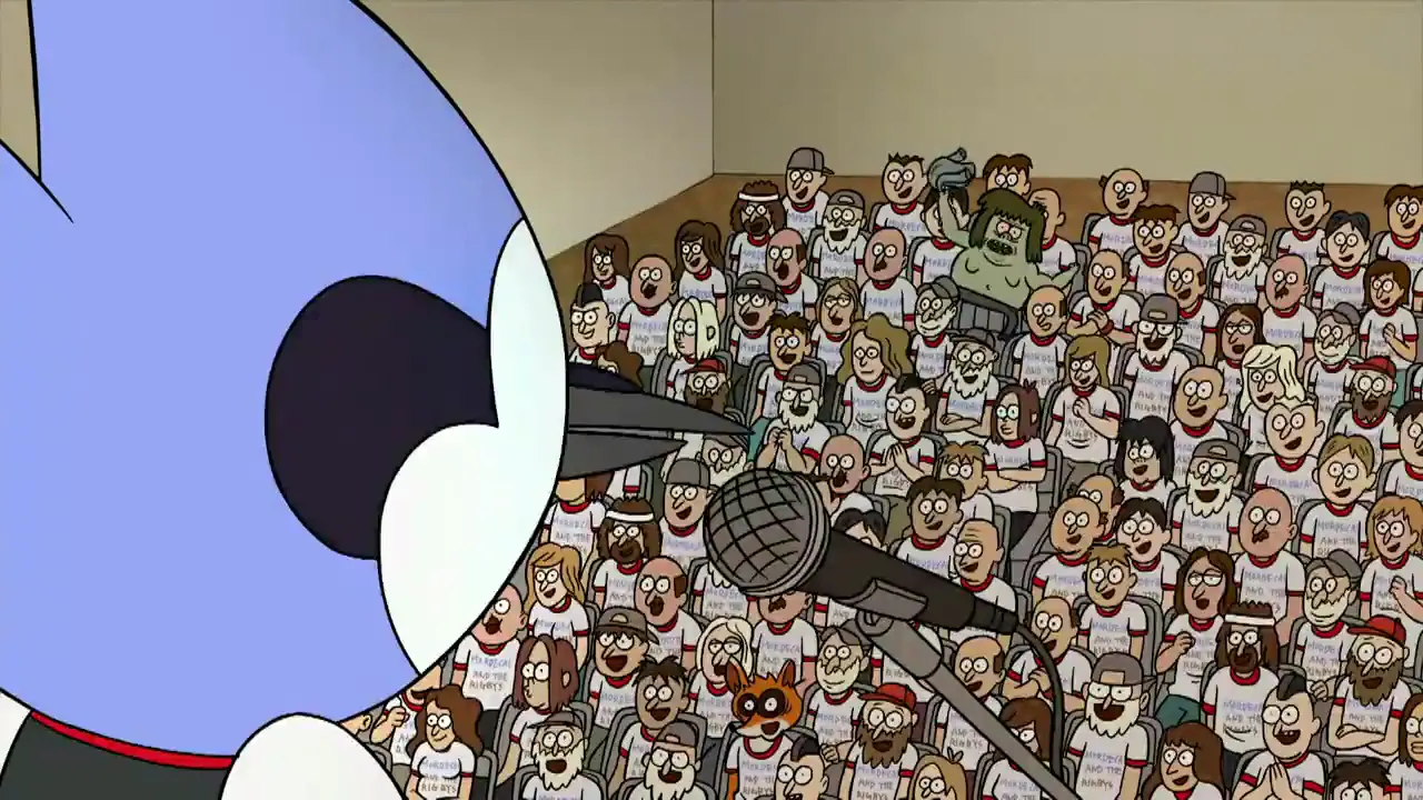 Regular Show — Baby Let’s Just Party Tonight at 00:45 — MUSCLE MAN