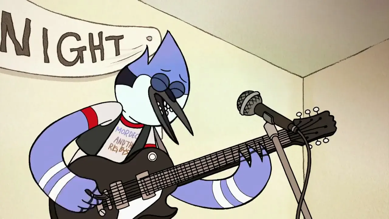 Regular Show — Baby Let’s Just Party Tonight at 01:08 — MORDECAI