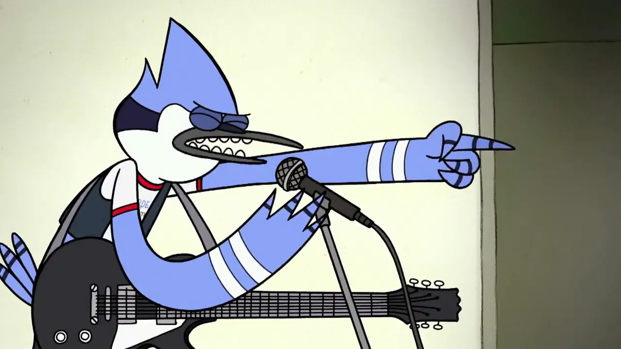Regular Show — Baby Let’s Just Party Tonight at 01:17 — MORDECAI