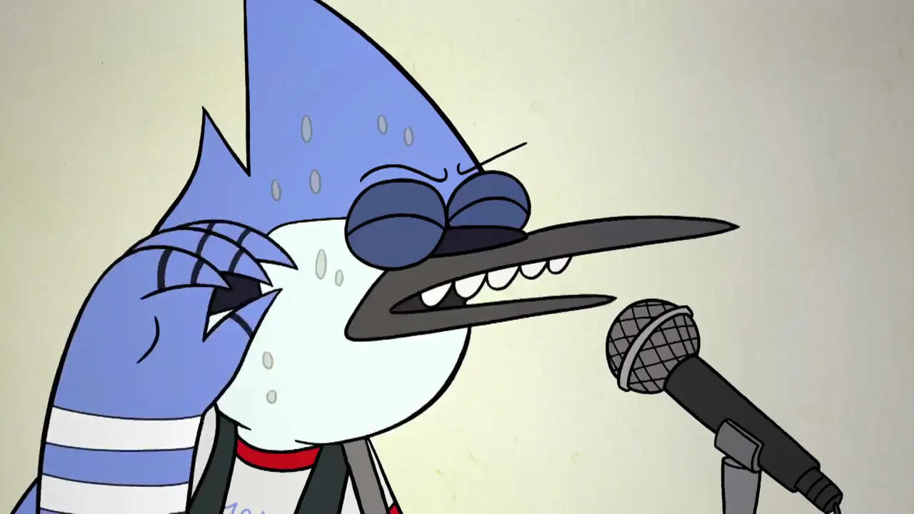 Regular Show — Baby Let’s Just Party Tonight at 01:34 — MORDECAI