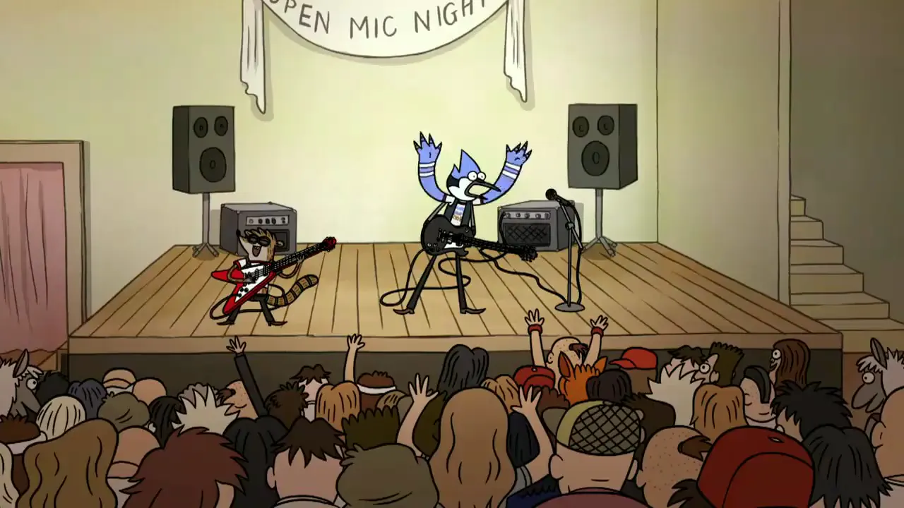 Regular Show — Baby Let’s Just Party Tonight at 02:00 — MORDECAI
