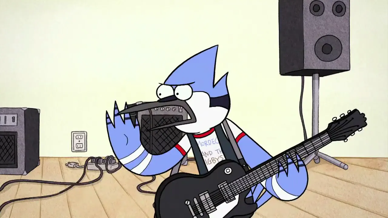 Regular Show — Baby Let’s Just Party Tonight at 02:00 — MORDECAI