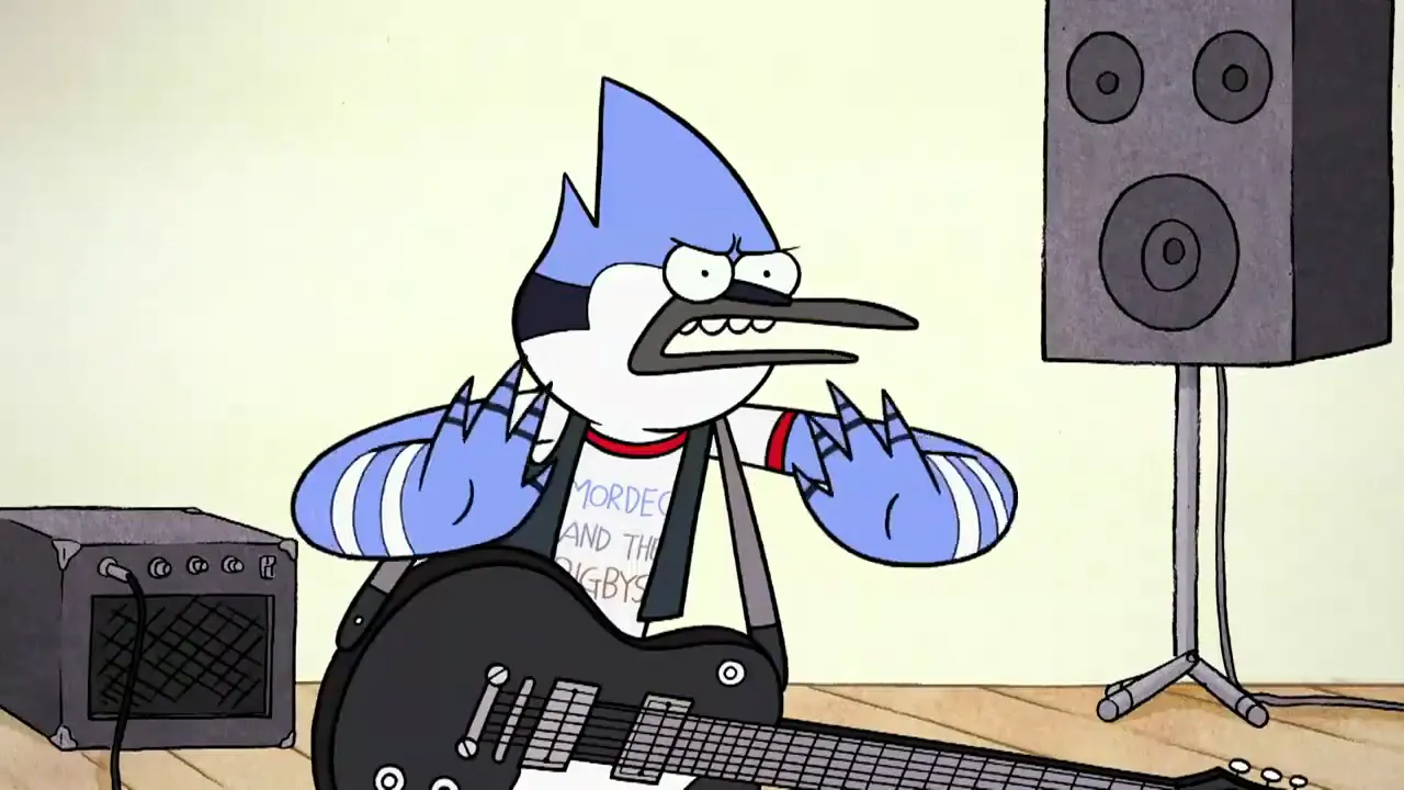 Regular Show — Baby Let’s Just Party Tonight at 02:04 — MORDECAI