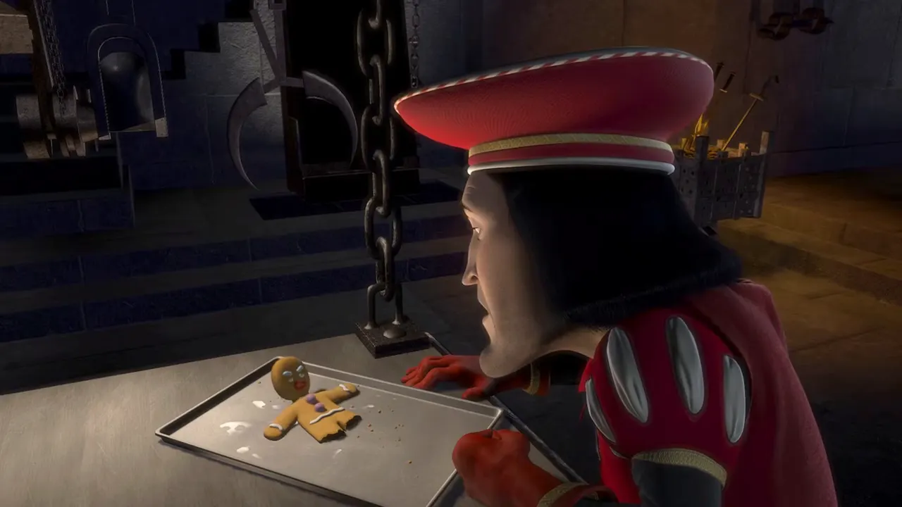 Shrek — Muffin Man & Magic Mirror at 00:35 — GINGERBREAD MAN