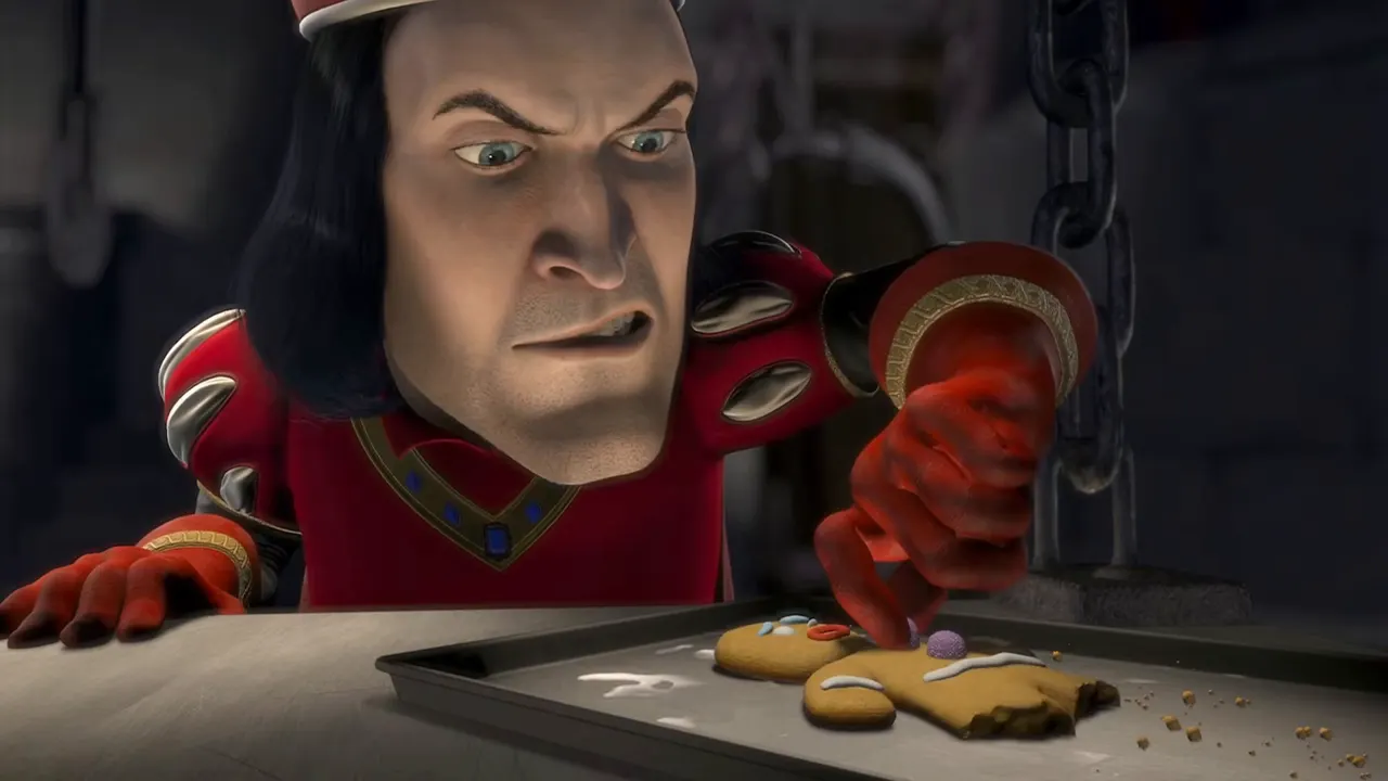 Shrek — Muffin Man & Magic Mirror at 00:44 — GINGERBREAD MAN