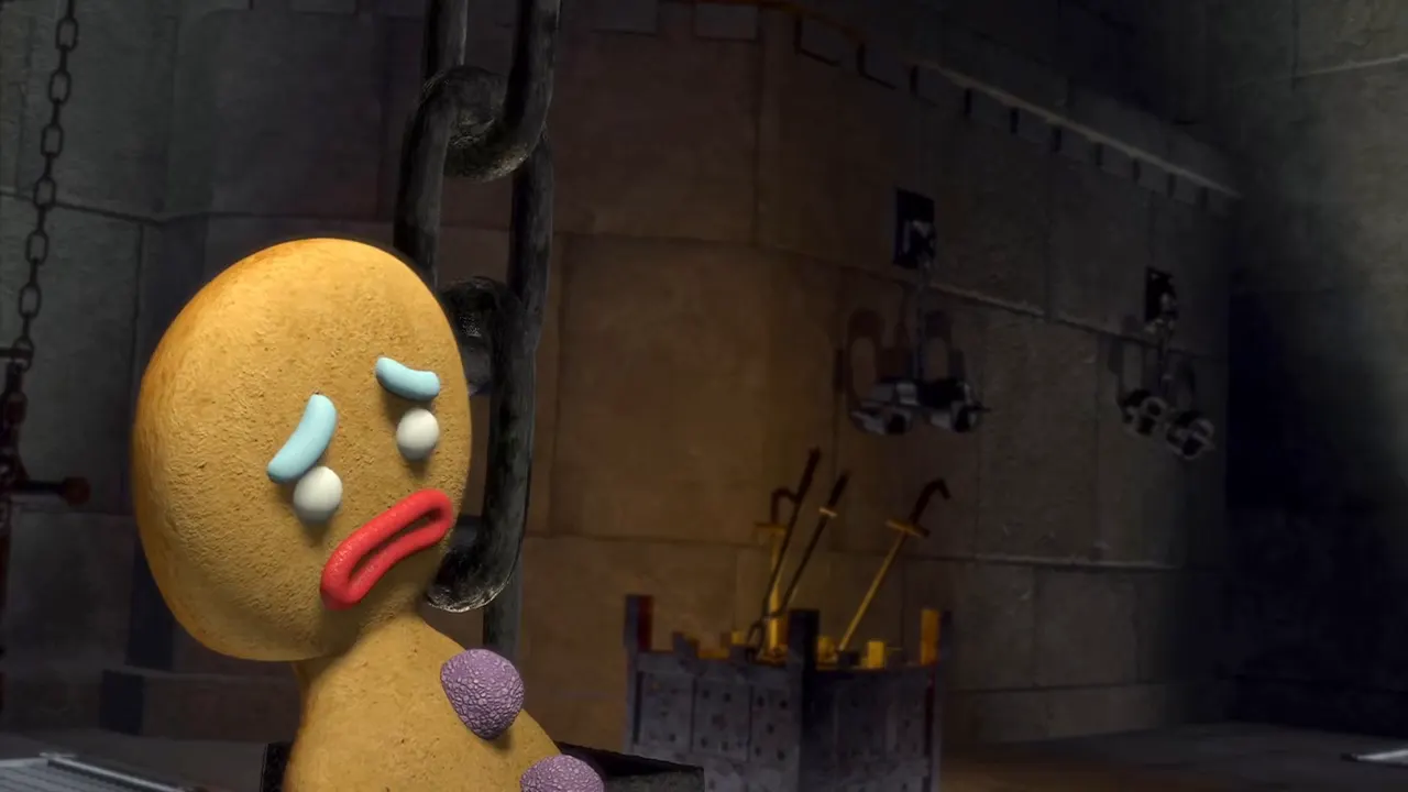 Shrek — Muffin Man & Magic Mirror at 00:50 — GINGERBREAD MAN