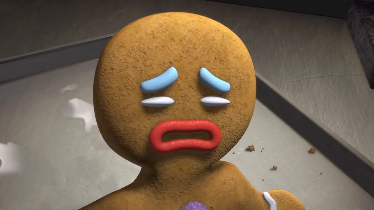 Shrek — Muffin Man & Magic Mirror at 01:05 — GINGERBREAD MAN