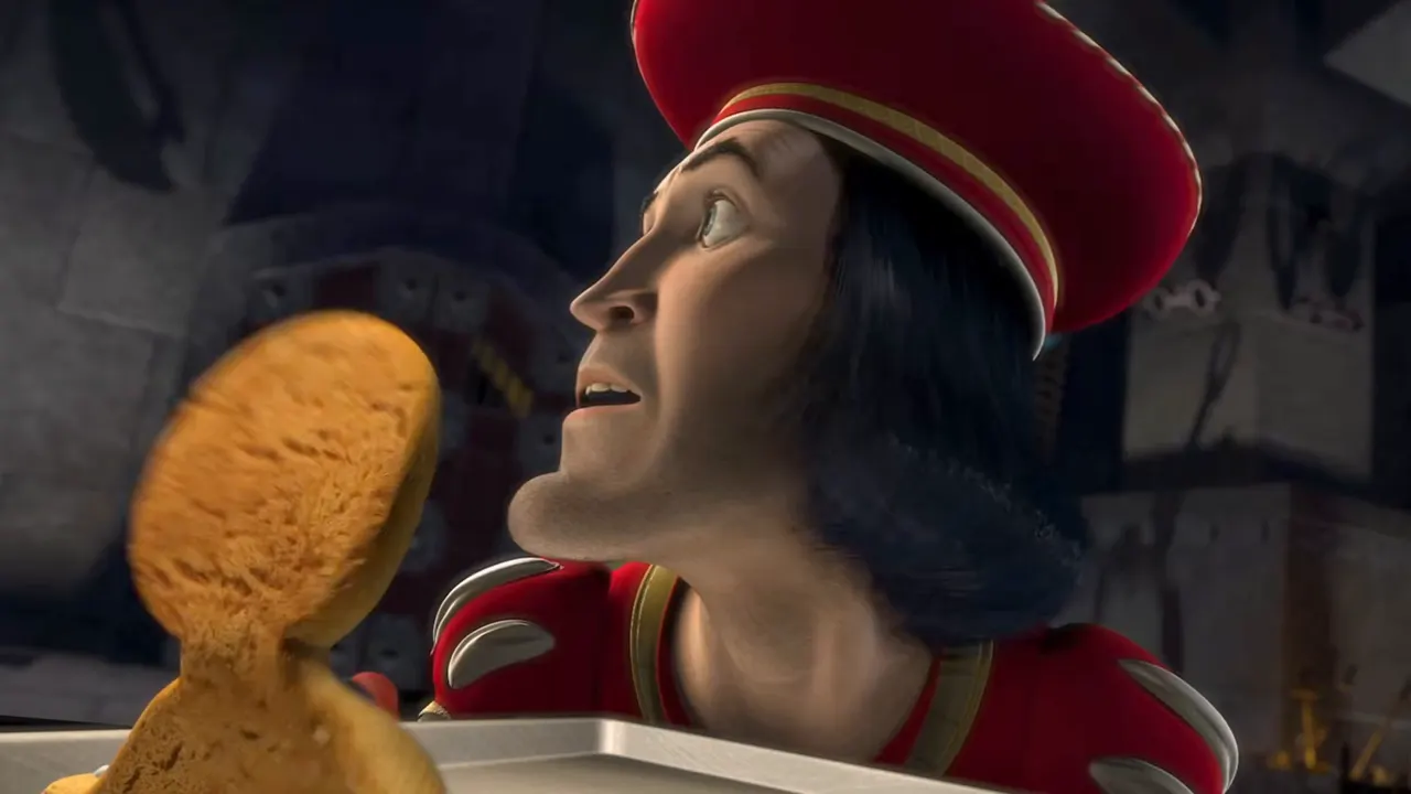 Shrek — Muffin Man & Magic Mirror at 01:09 — GINGERBREAD MAN