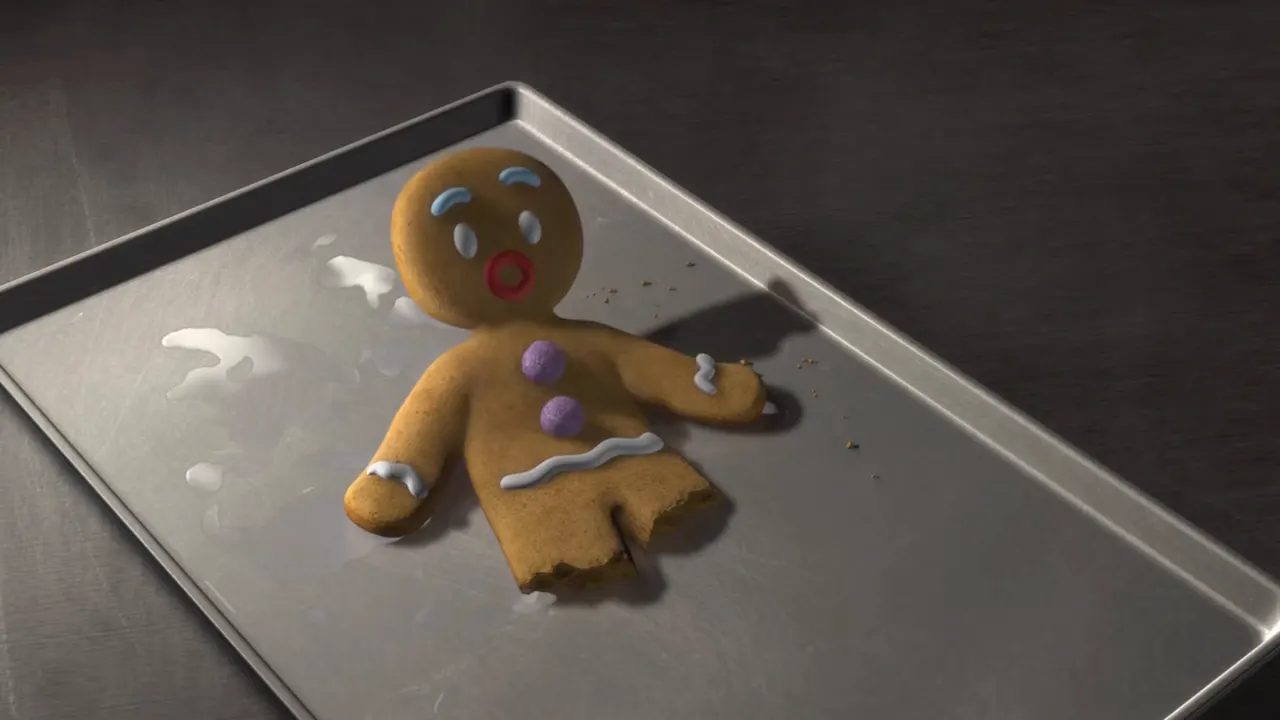 Shrek — Muffin Man & Magic Mirror at 01:27 — GINGERBREAD MAN