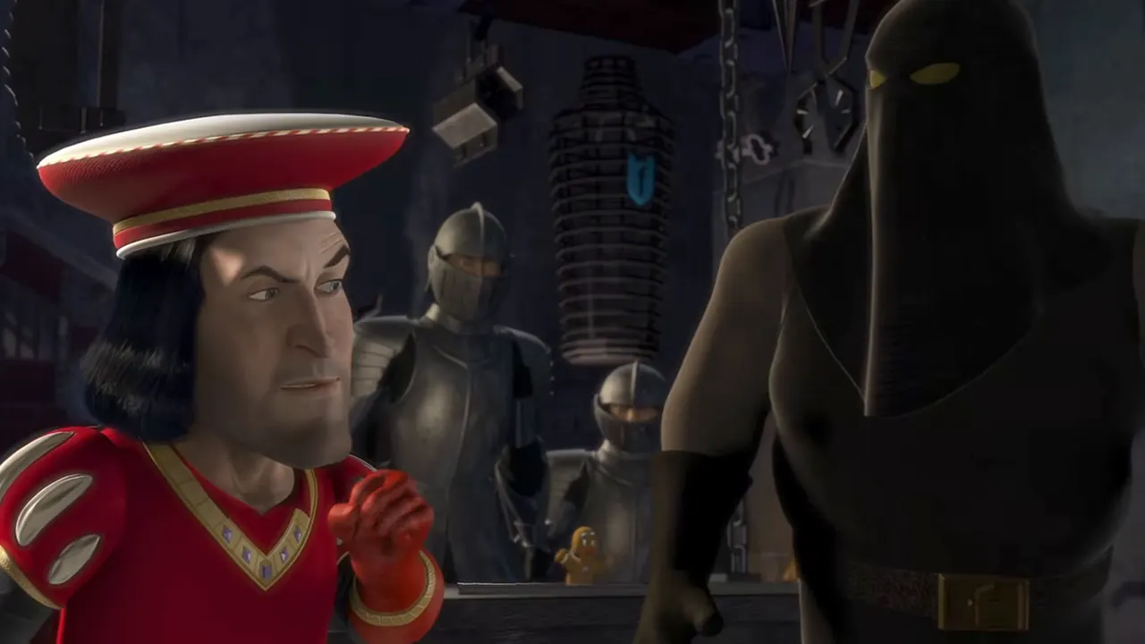 Shrek — Muffin Man & Magic Mirror at 01:31 — GINGERBREAD MAN