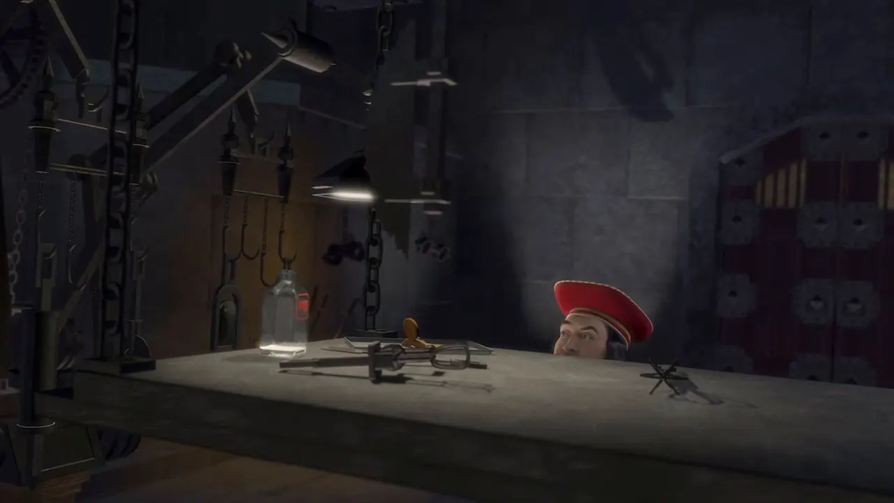 Shrek — Muffin Man & Magic Mirror at 00:15 — LORD FARQUAAD