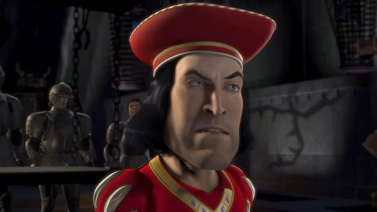 Shrek — Muffin Man & Magic Mirror at 01:59 — LORD FARQUAAD
