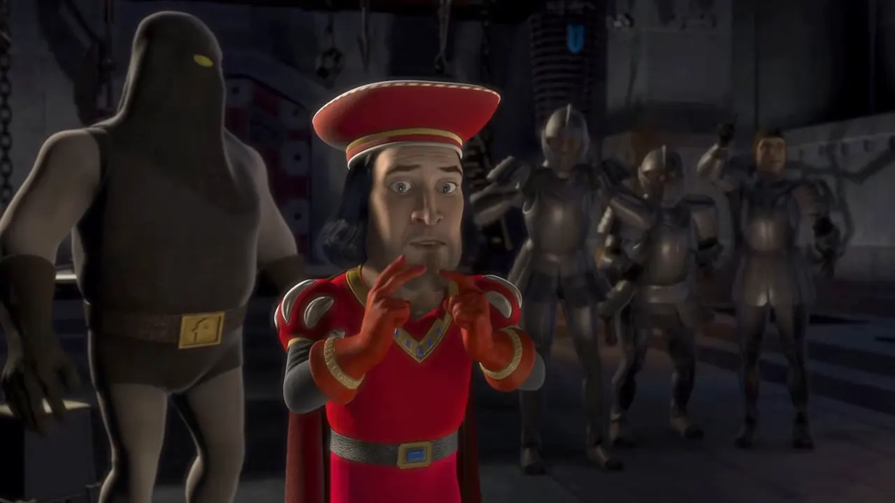 Shrek — Muffin Man & Magic Mirror at 03:05 — LORD FARQUAAD