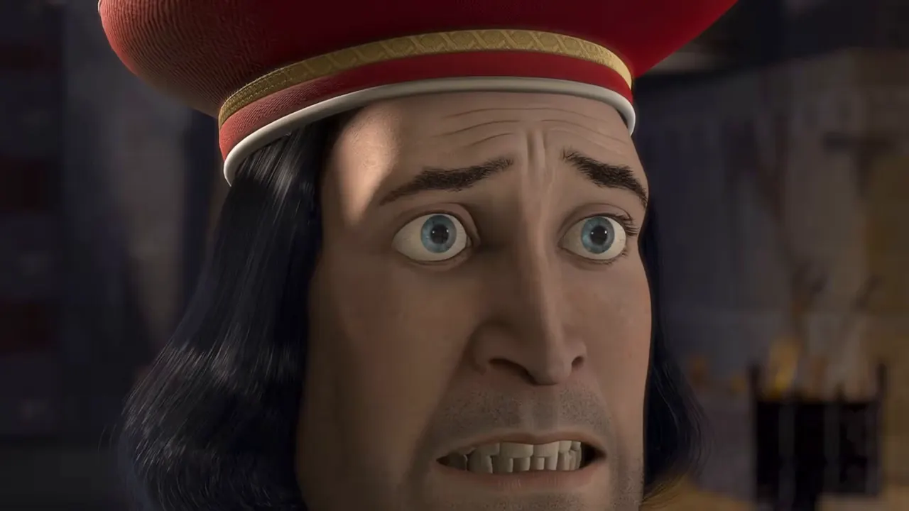 Shrek — Muffin Man & Magic Mirror at 03:08 — LORD FARQUAAD