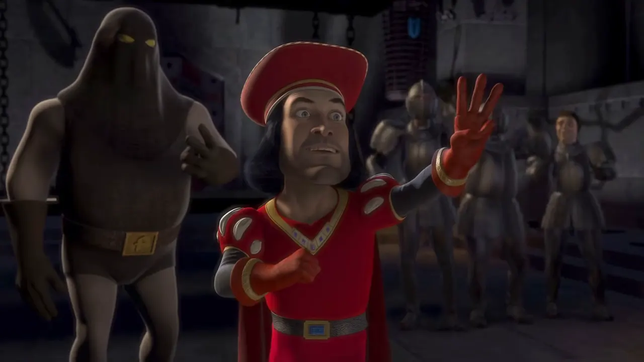 Shrek — Muffin Man & Magic Mirror at 03:12 — LORD FARQUAAD