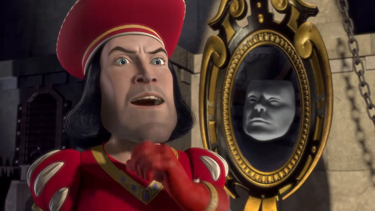 Shrek — Muffin Man & Magic Mirror at 03:35 — LORD FARQUAAD