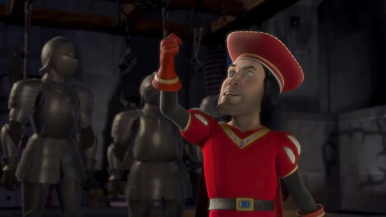 Shrek — Muffin Man & Magic Mirror at 03:46 — LORD FARQUAAD