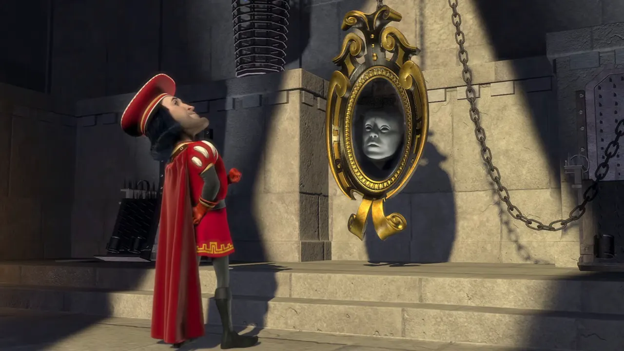 Shrek — Muffin Man & Magic Mirror at 01:45 — MIRROR